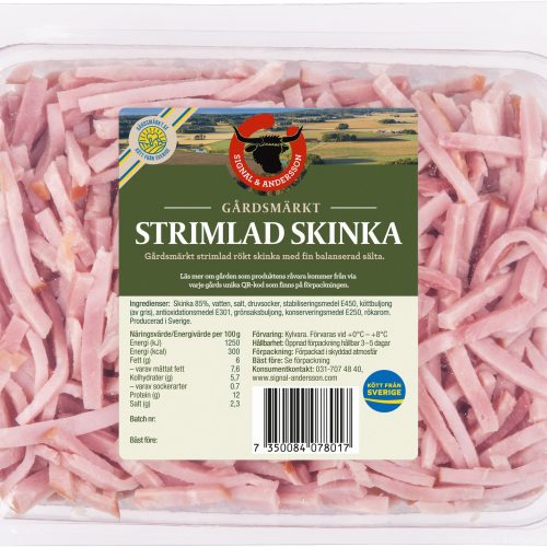 Gårdsmärkt Strimlad rökt skinka